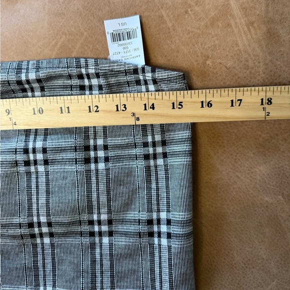 NWT American Eagle Gray Plaid Tube Top Size Large - Picture 5 of 7